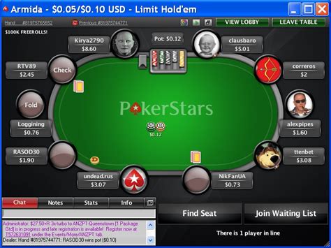 pokerstars online